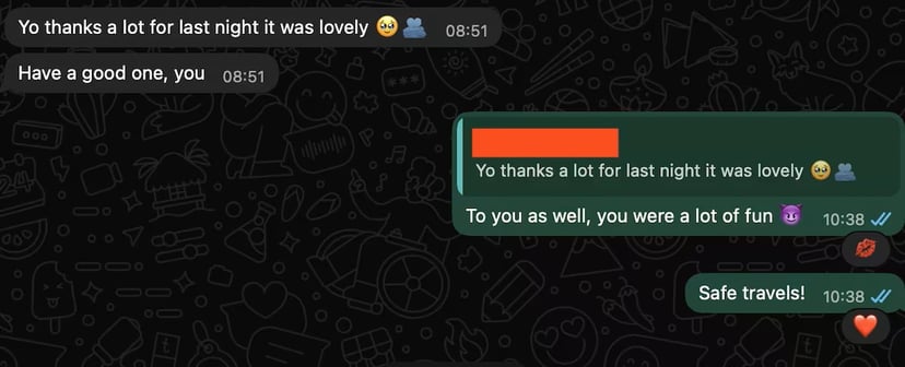 Dating success conversation